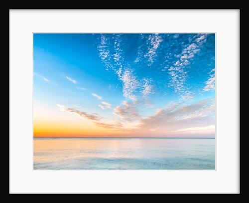Calm beach at dusk by Assaf Frank